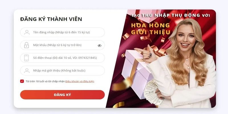 Đang ký V9BET