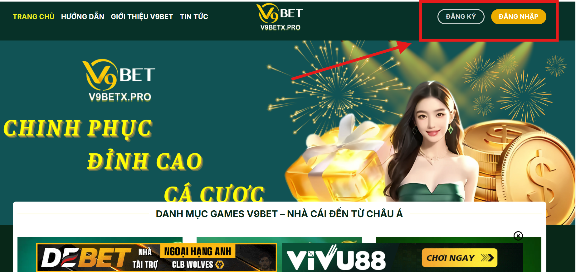 Trang chủ 20 Chơi Cá Cược tại V9BET